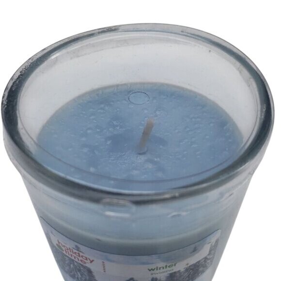 Holiday Time WINTER Scent 3oz Glass Jar Candle with Plastic Lid * Set of 12 - Picture 5 of 6